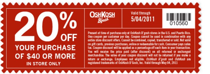 printable coupons 2011. Printable Coupons 2011: Osh