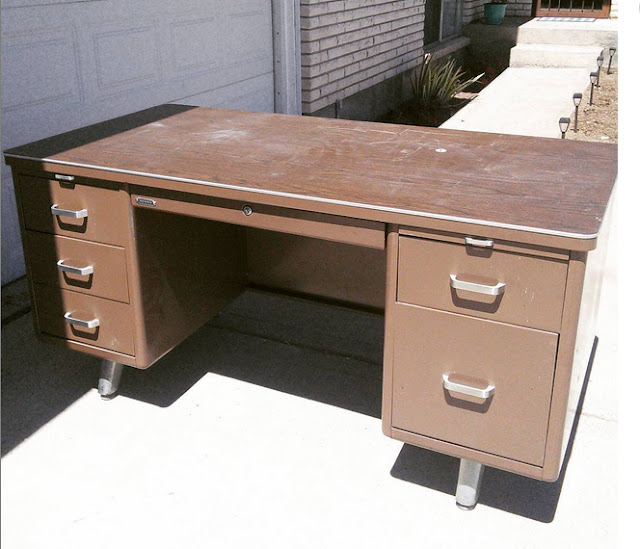 The Craft Patch Vintage Tanker Desk Makeover
