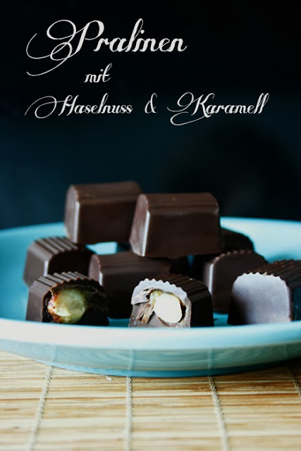 Pralinen mit Haselnuss und Karamell von Ela Pralinen mit Haselnuss und Karamell
