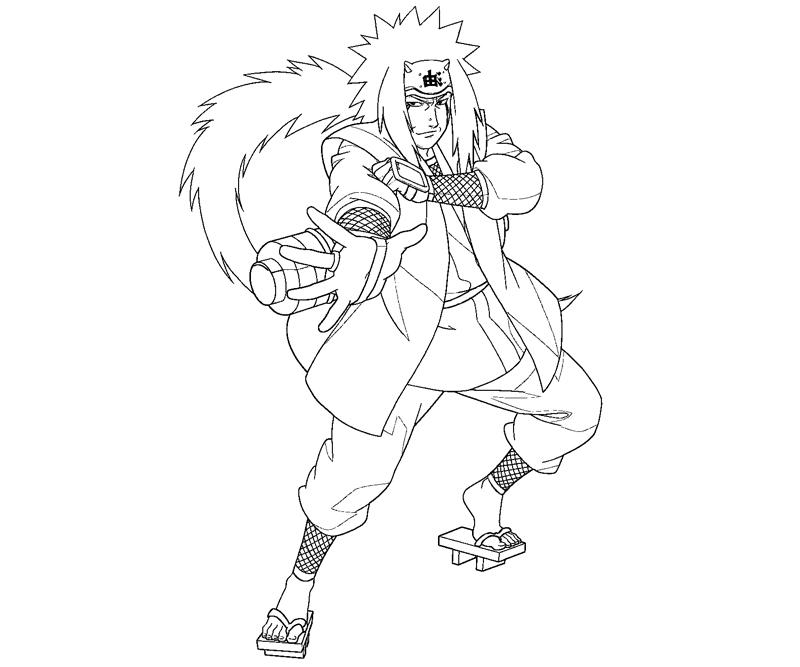 Jiraiya 13 Coloring Crafty Teenager