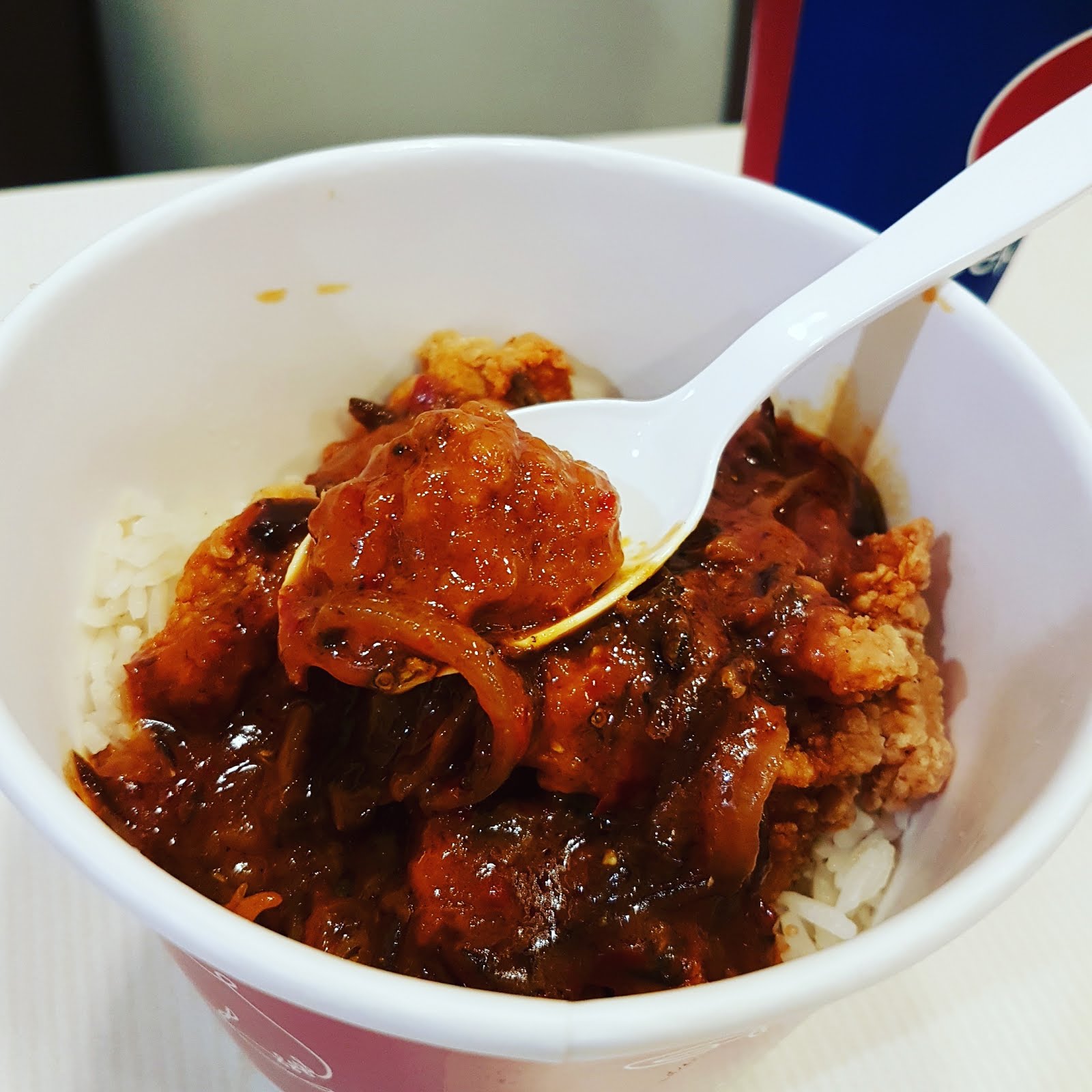 KFC Spicy Sambal Rice Bucket Food Review Pixel Treats