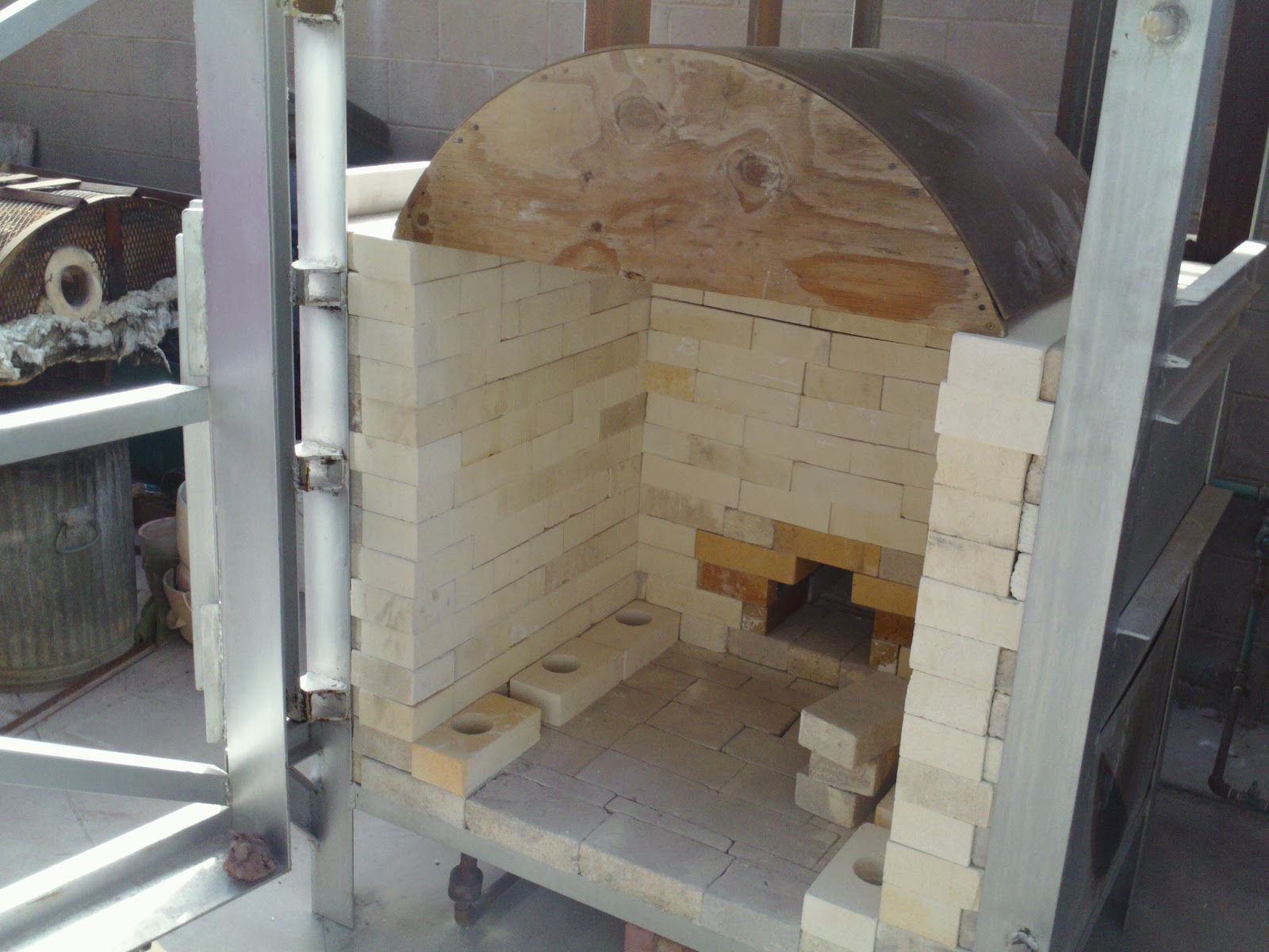 CMU 442 Kiln Construction Jake Allee Down Draft Gas Kilns