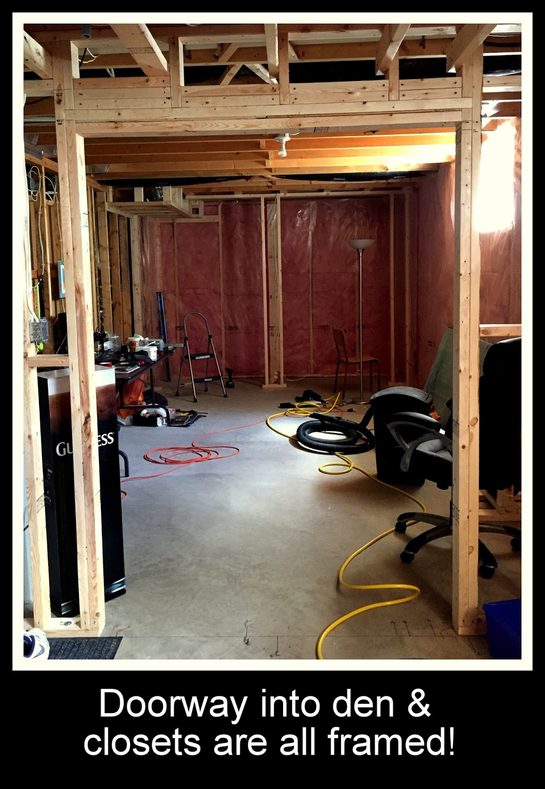 The Baking Bookworm Our Basement Renovation Part Two