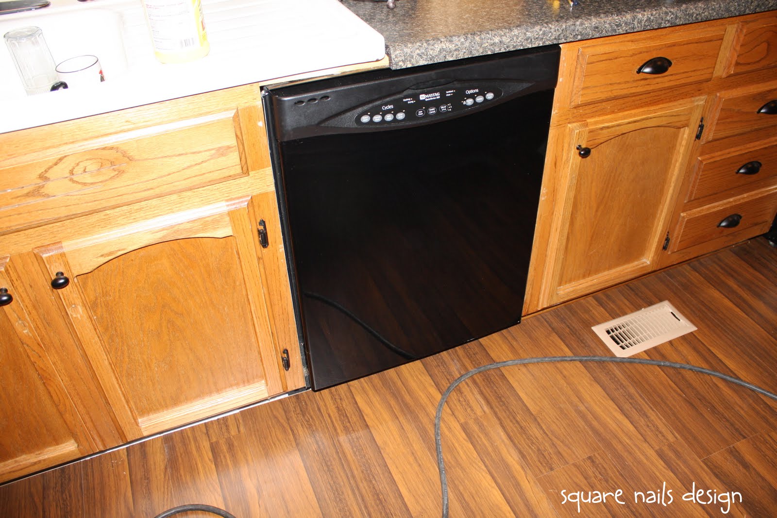 Square Nails Design Kitchen