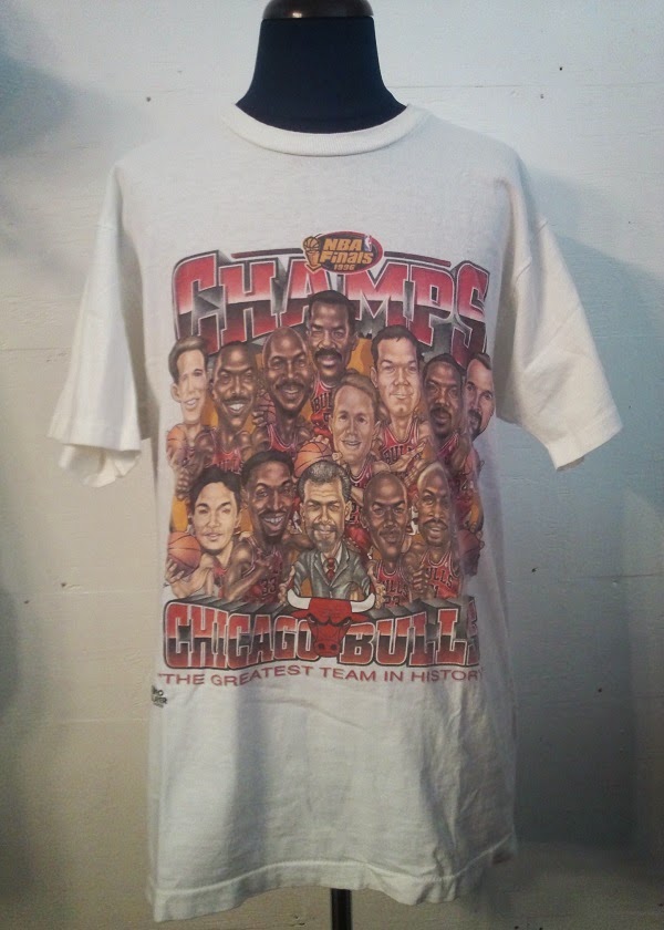 シカゴブルズ Tシャツ NBA 96年ファイナル マイケルジョーダン デニスロッドマン サイズM | vintage古着通販サイトTraceのブログ