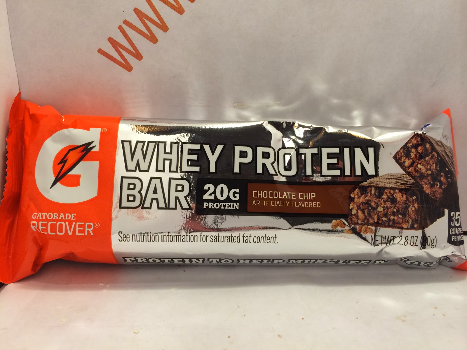 GATORADE WHEY PROTEIN BAR WITH 20 GRAMS OF PROTEIN? BAH GAWD SHUT IT