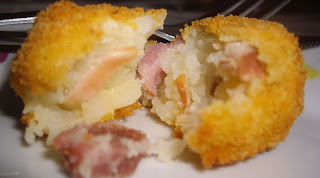 Croquetas De Patata, Bacon Y Jamon
