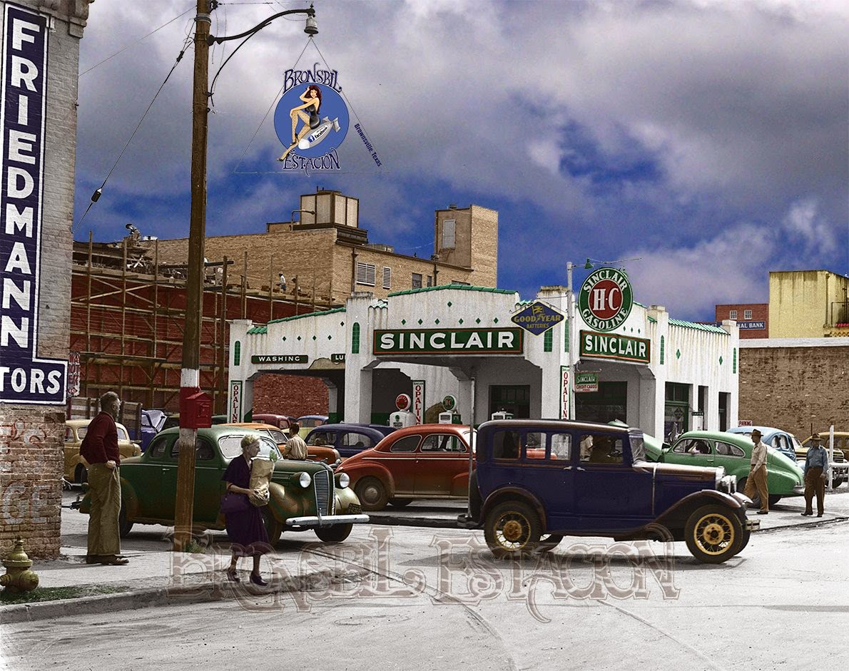 Brownsville Station A look back at Sinclair service station on corner