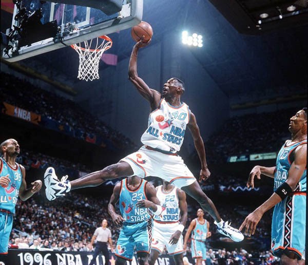 NBA Estilo Alias Shawn Kemp "The Reingman" 10 Mejores Donqueos Classicoooooooo!!!