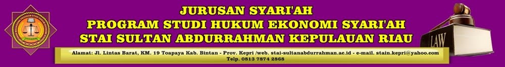 HUKUM EKONOMI SYARI'AH 