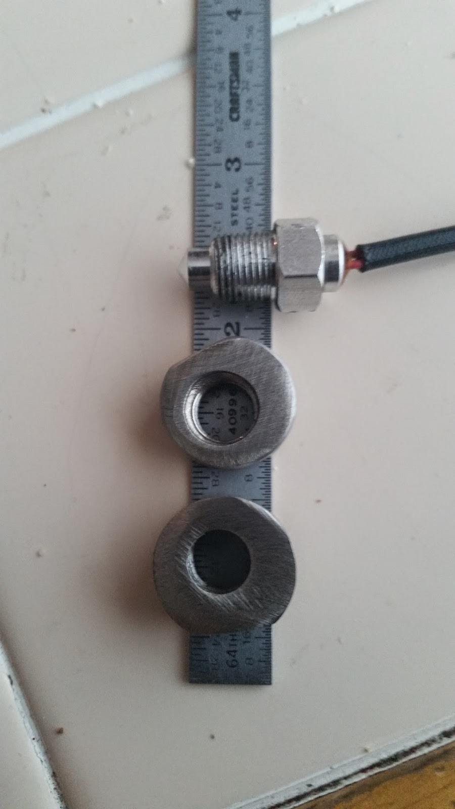 Shan's GTAW (TIG) Blog. Exhaust Temp Sensor Bung Project Start