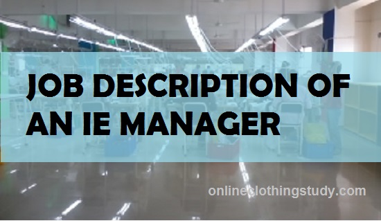 apparel production manager job description