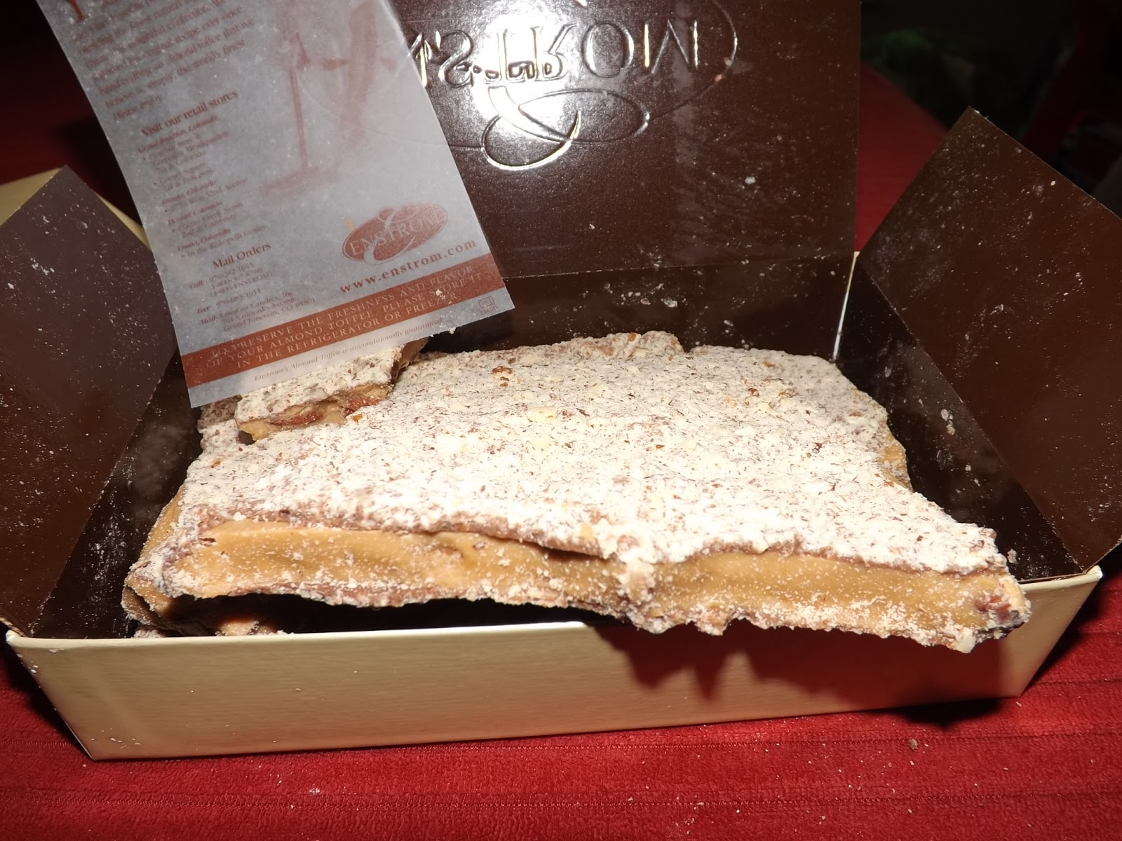 Life According To GreenVics ENSTROM Almond Toffee Review & Giveaway