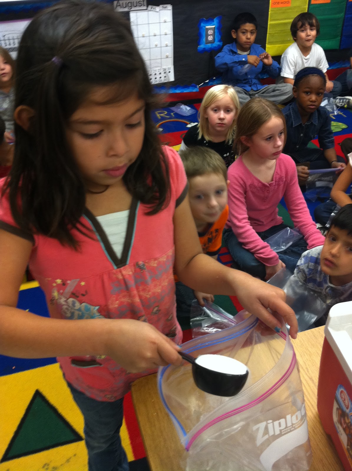 Fun in First Grade! Making Ice Cream!