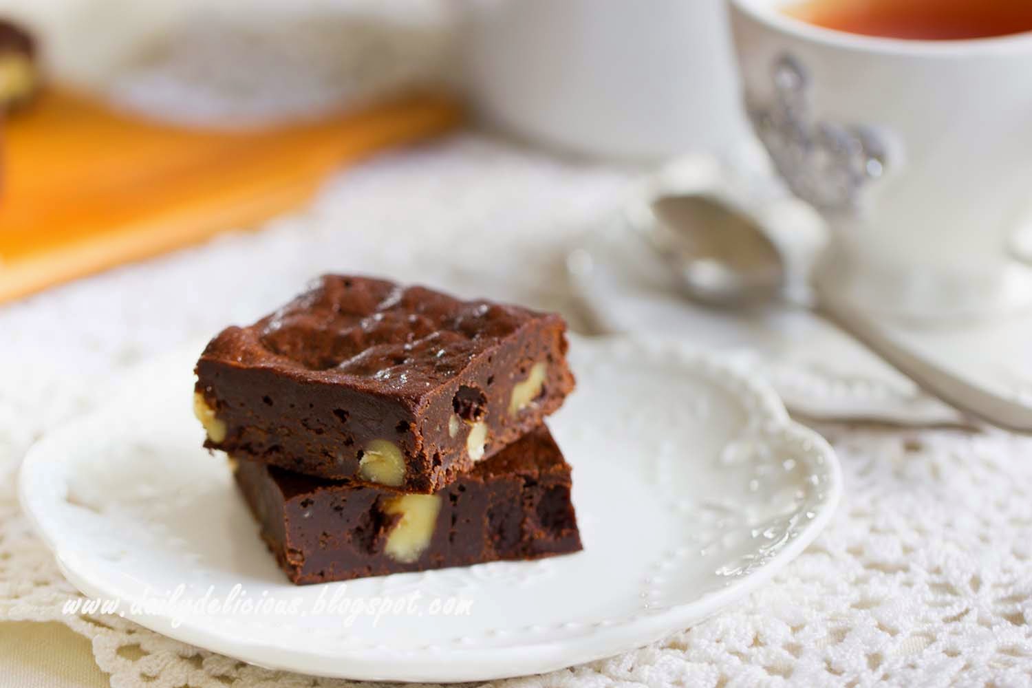 dailydelicious Low Calories Fudge Brownie