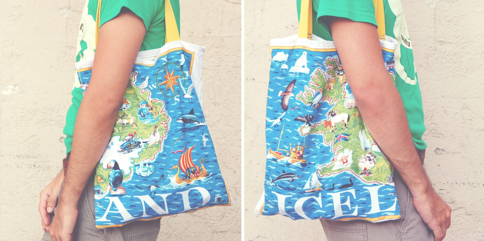 Le Petit Pot DIY tea towel tote bag