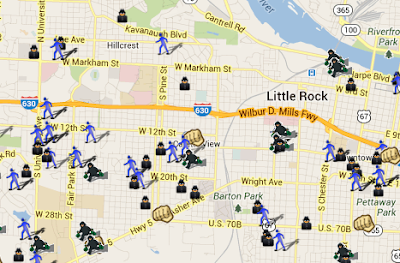 rock little ar spotcrime map crime roll think re mapping walmart