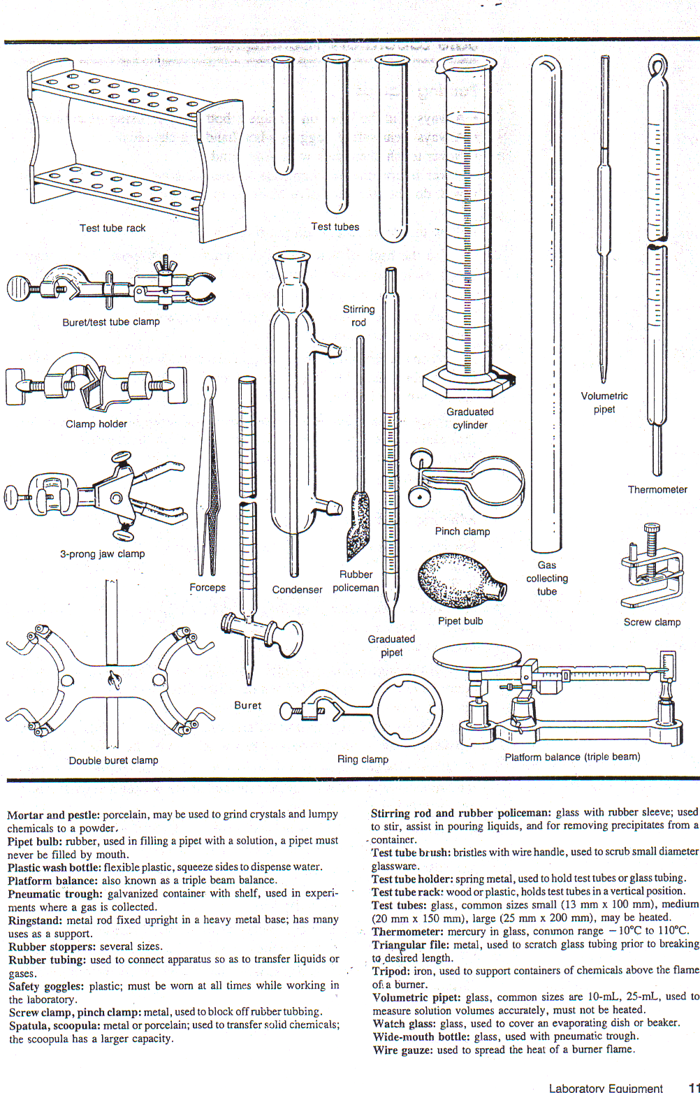 Mrs. Emmett's Science Class Lab Equipment