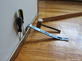how to remove base board, install baseboard