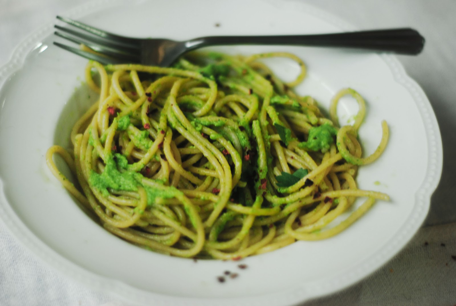 nodesserts Broccoli Pesto Pasta