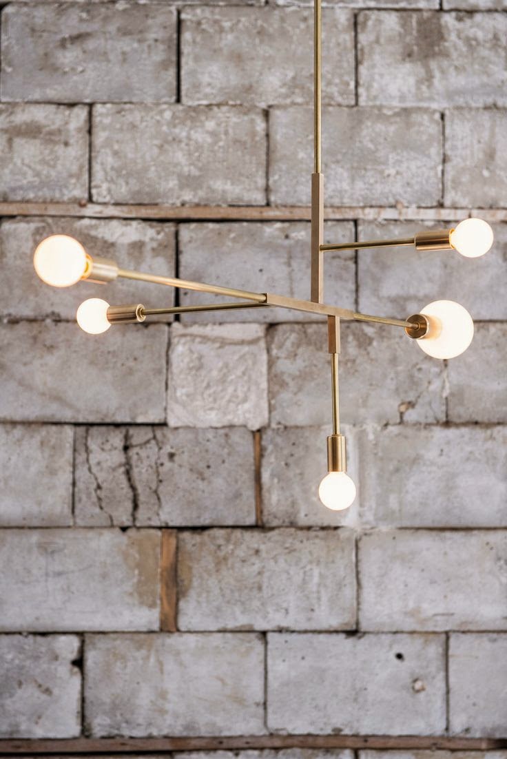 avant garde design fixtures of fancy...in gold.