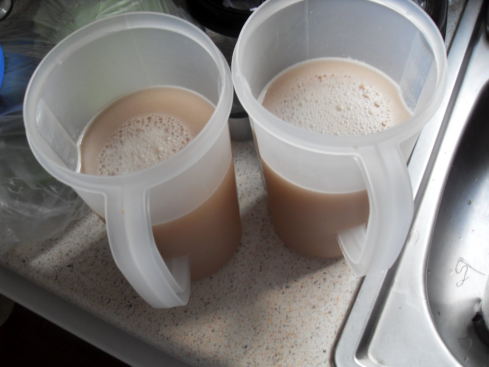 La Cocina De Nathan Cuban, Spanish, Mexican Cooking & More Agua Fresca de Platano (Banana Drink)