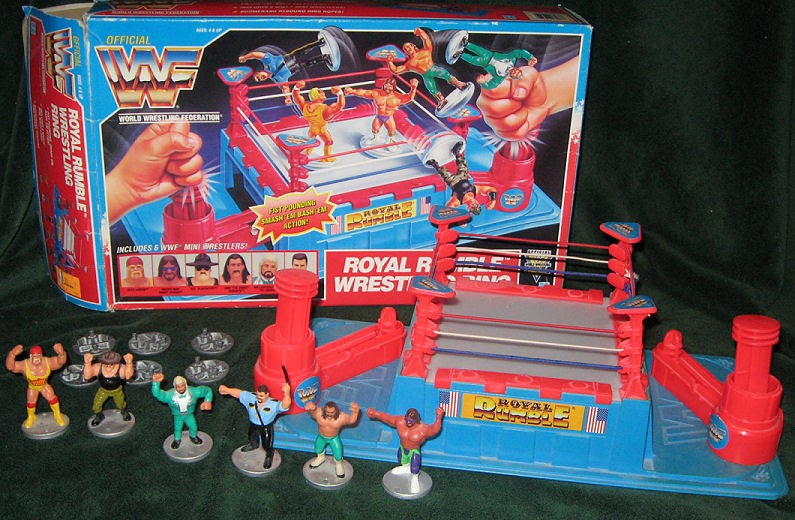 Cardback for WWF Hasbro 4.5”  Royal Rumble Wrestling wwe Figure Custom 10/"x8/"