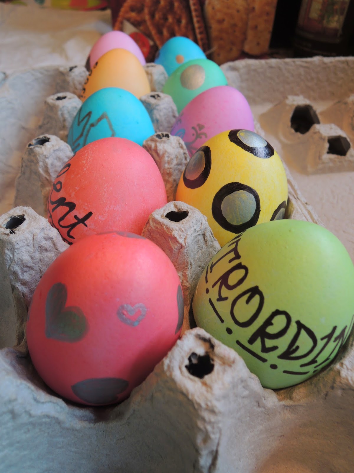 Holly Goes Lightly Sharpie Easter Eggs
