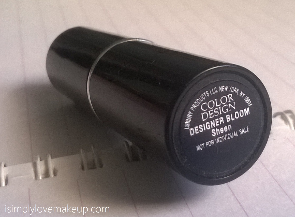 REVIEW Cesigner Bloom Lipstick in Sheen