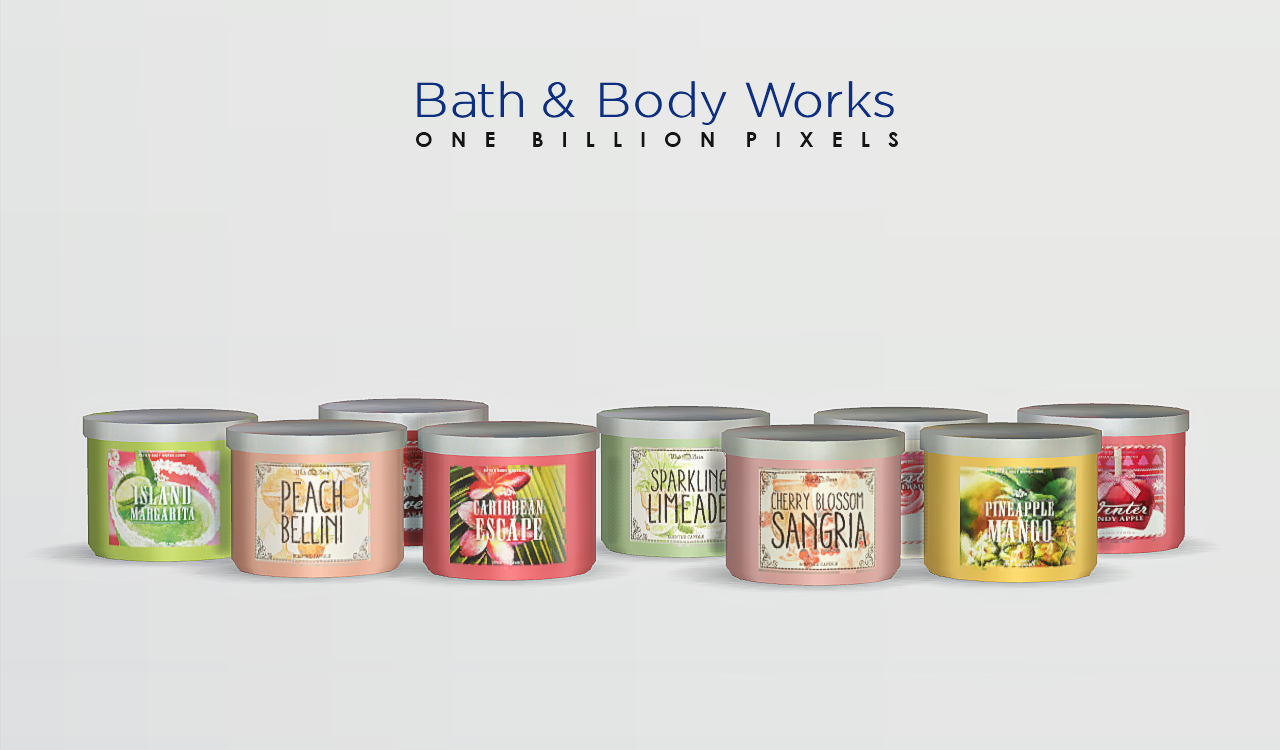 Bath & Body Works Shop and Set FIXED One Billion Pixels