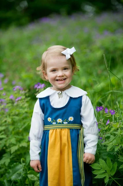 Swedish Royal Family celebrates national day in Sweden. New photos of Princess Estelle on the occasion of National Day