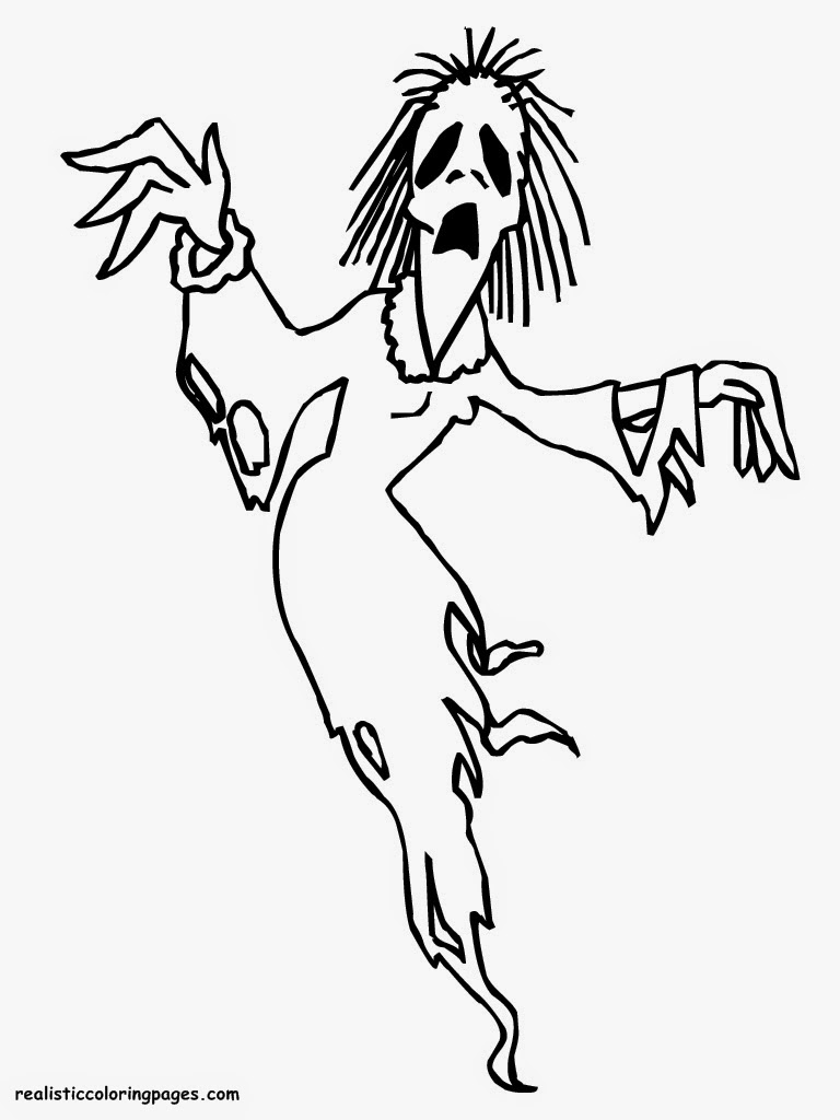 Halloween Coloring Pages To Print | Realistic Coloring Pages