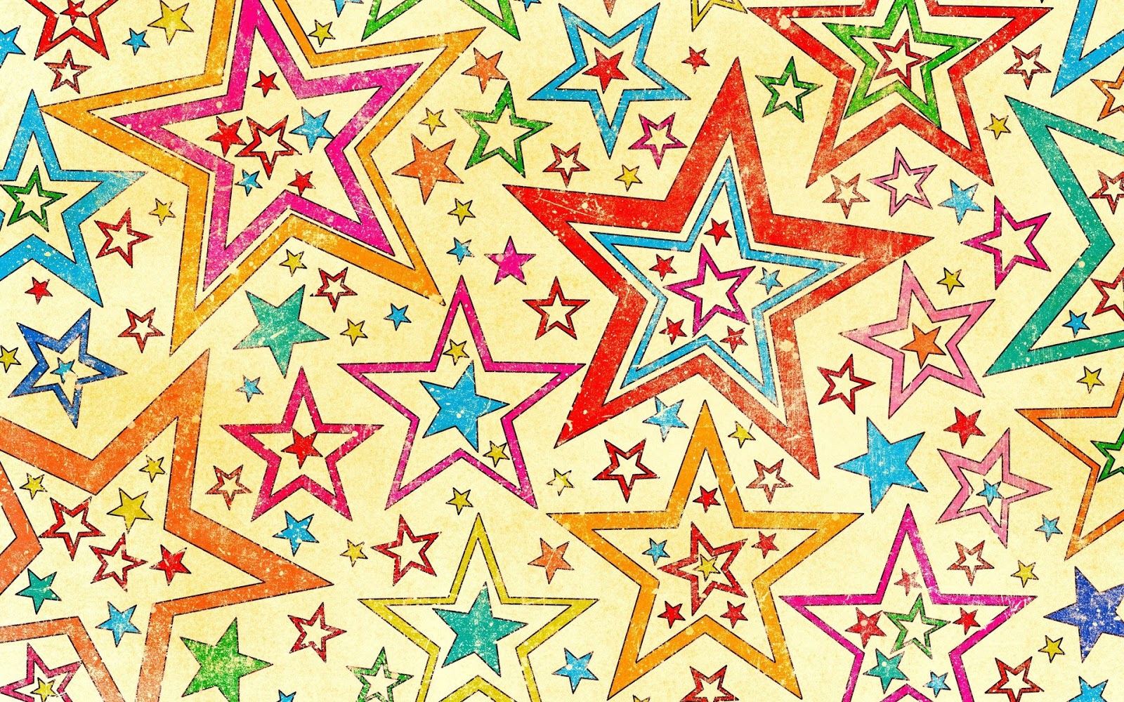 Estrellas de Colores - Fondos de Pantalla HD - Wallpapers HD