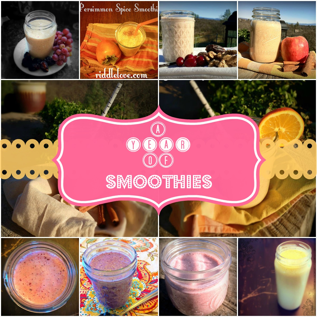 riddlelove A Year Of Smoothies 10 Seasonal Smoothie Recipes For A