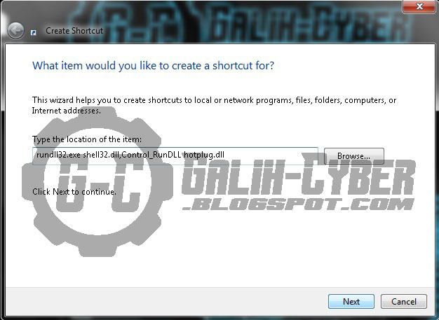 Cara Membuat Shortcut Eject Flashdisk