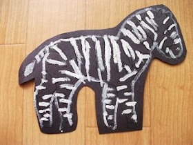 Preschool Crafts for Kids*: Zebra Animal Craft