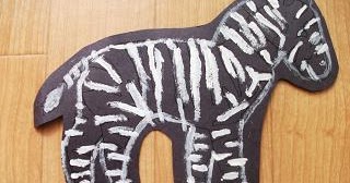 Preschool Crafts for Kids*: Zebra Animal Craft