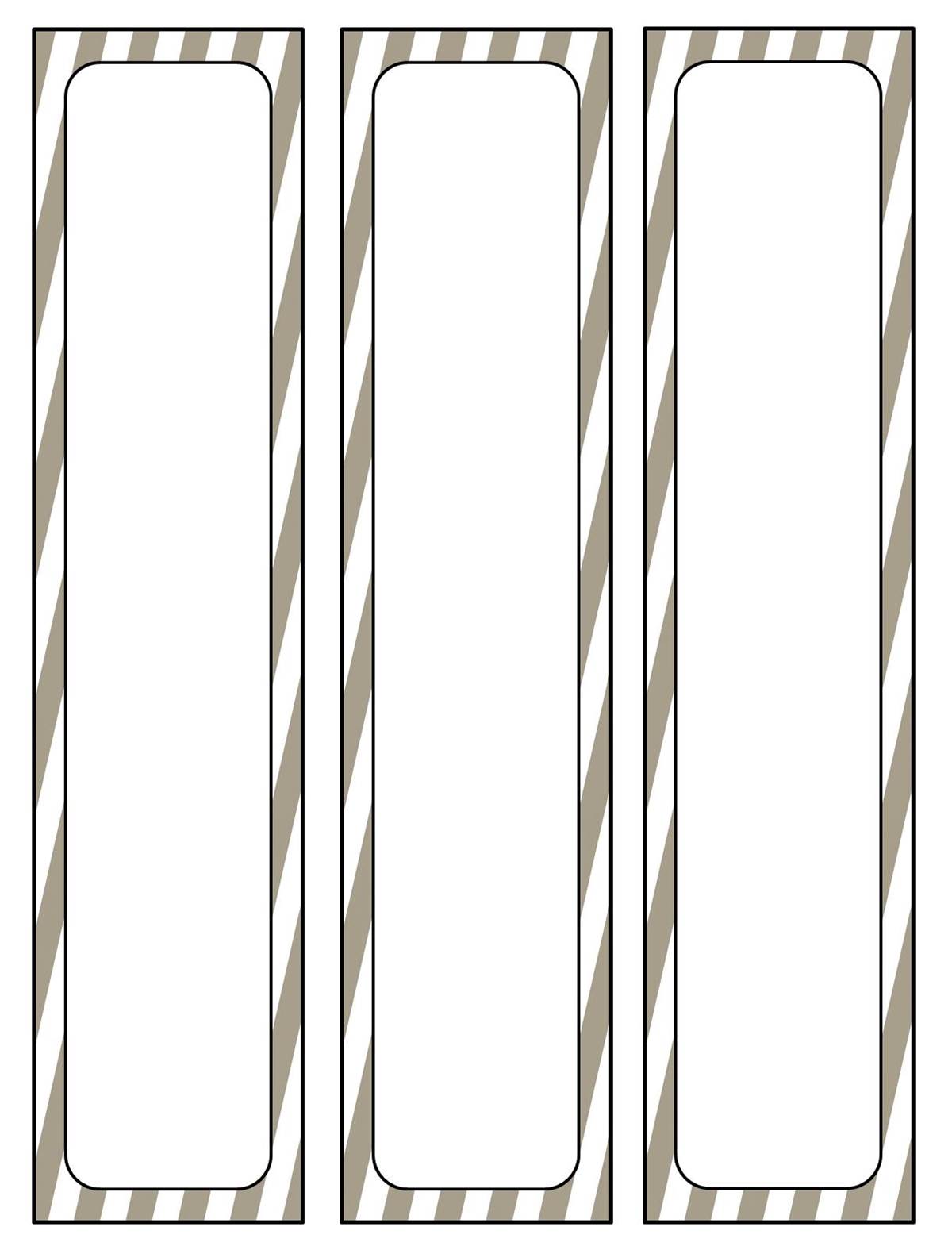 2 inch binder spine template
