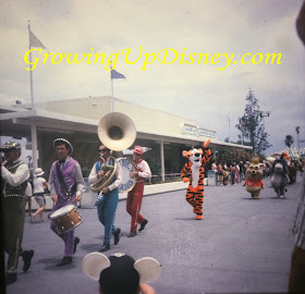 Pooh, Tigger and Eeyore in 1973 Magic Kingdom parade