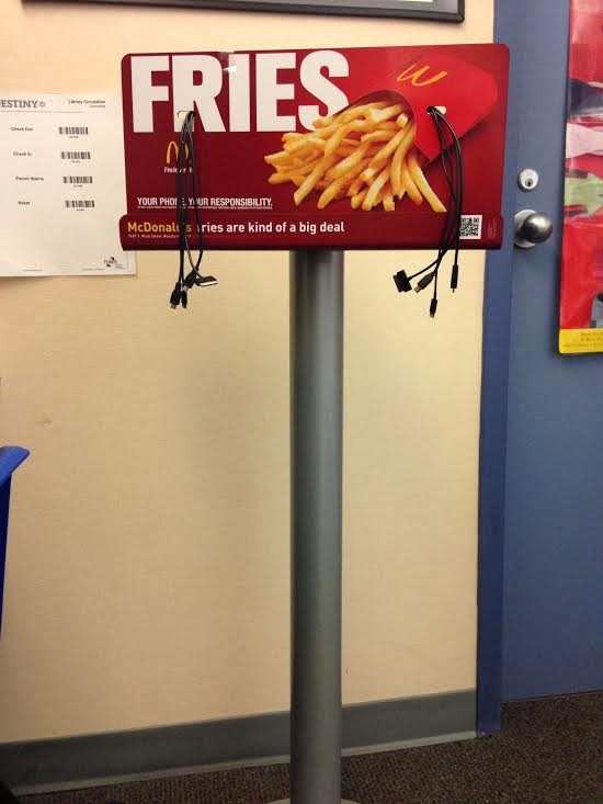 Continuously Learning in the Library Charging Station Added to the Library