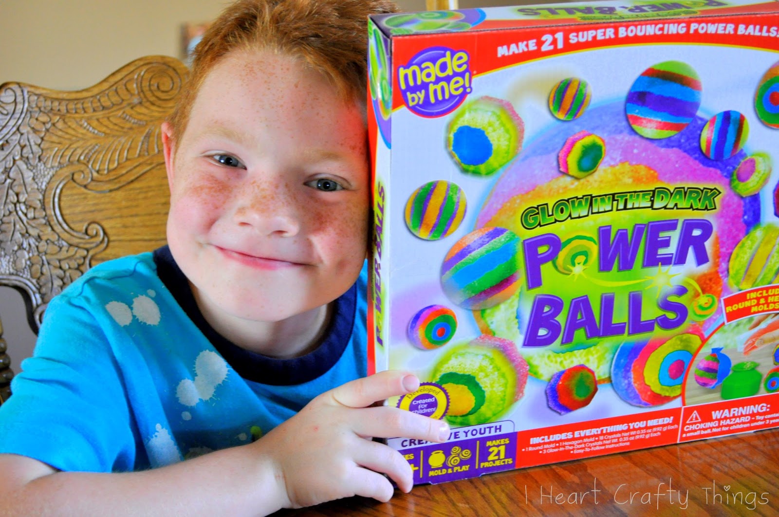 Glow in the Dark Power Balls (Giveaway) I Heart Crafty Things