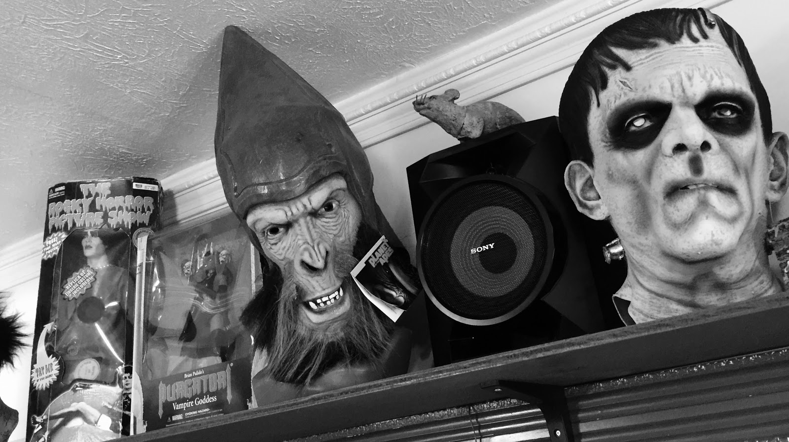 Dr. Zaius hangs with Franken-Hitler