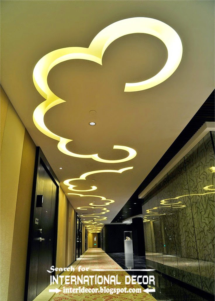 modern suspended ceiling lights for hallway ceiling lighting ideas