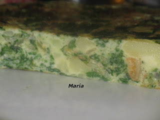 Tortilla de patatas y acelgas