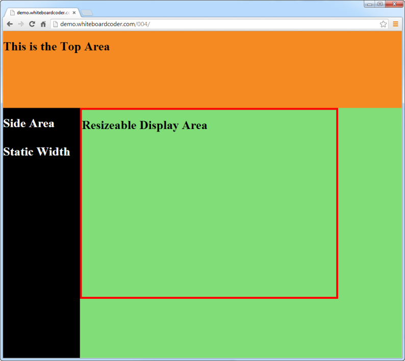 WhiteBoard Coder Jquery Site Setup (Positioning) 2 of 4