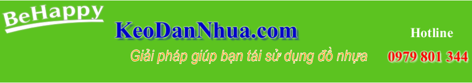 Keo DÁN NHỰA đa năng trong suốt, DÍNH chắc, chịu NƯỚC