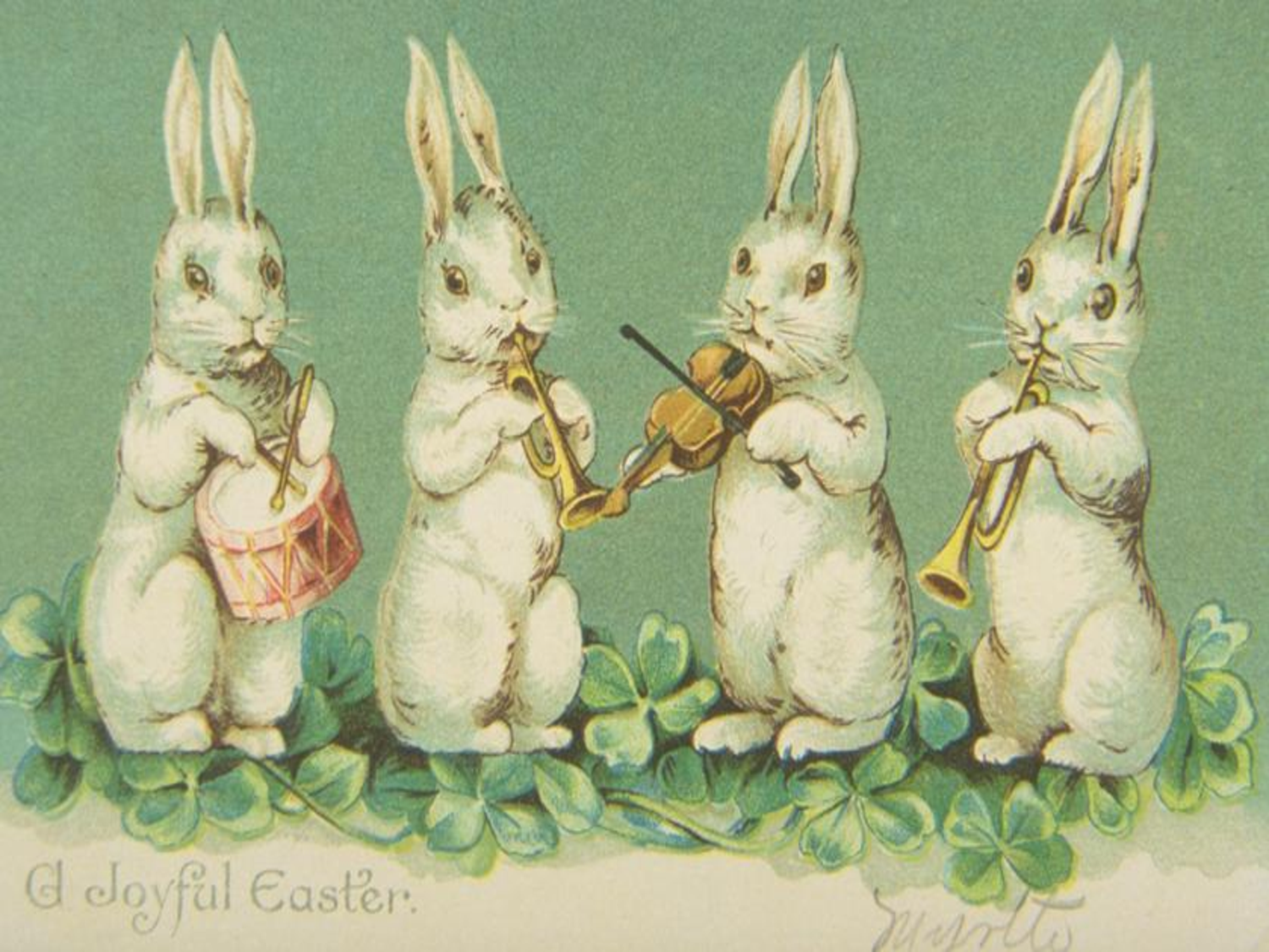 Easter Bunny Vintage 100