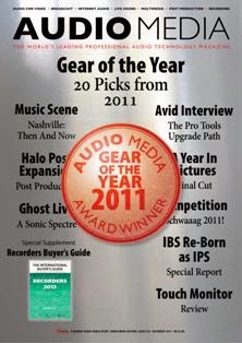 Audio Media. The World's leading professional audio technology magazine 253 - December 2011 | ISSN 0960-7471 | TRUE PDF | Mensile | Professionisti | Audio Recording | Tecnologia | Broadcast
Audio Media is the go-to publication for the audio production professional. It covers everything from gear and techniques through to the business of sound with a focus on the post, broadcast, game audio, recording, live, and mastering markets.
Audio Media is read around the world, both in print and online, with regular content including in-depth news analysis of the industry and the latest technology trends, in-situ gear reviews, case studies, studio and engineer profiles, show news, tutorials, and more.