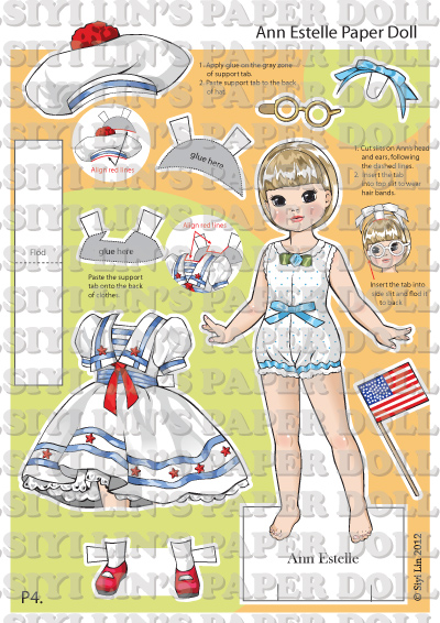 ann estelle paper dolls