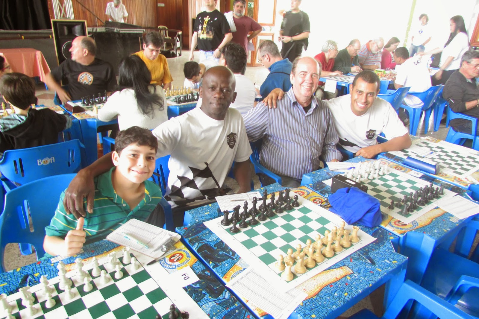 Competidores das Olimpíadas de xadrez: Garry Kasparov, José Raúl